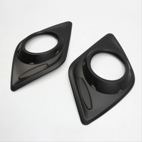 Toyota Hilux Uyumlu Revo 2016-2019 Ön Sis Çerçevesi Kaplama Siyah Kalın - Resim 3