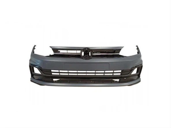 Volkswagen Polo Uyumlu 2018+ Mk6 R Line Ön Tampon Ve Panjur Seti - Resim 2