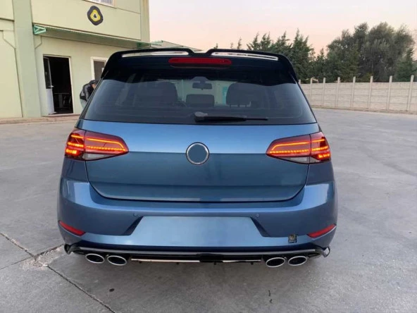 Volkswagen Golf Uyumlu 7,5 2018-2020 R Difüzör - 4