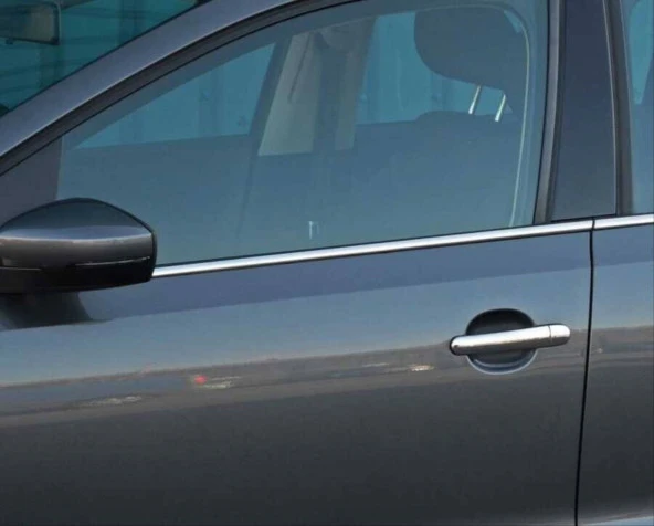 Volkswagen Polo Uyumlu 2009-2017 Cam Çıtası Nikelaj - 3