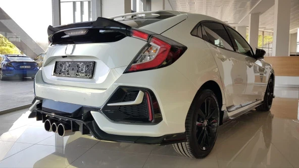 Honda Civic Uyumlu Fk7 2016-2020 Hatchback Spoiler Dto Boyasız