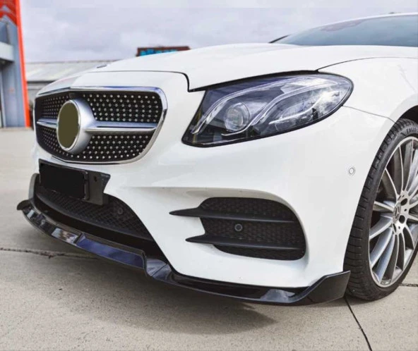 Mercedes W213(2016-2019) E Serisi Custom Ön Lıp - Piano Black (Parlak Siyah)