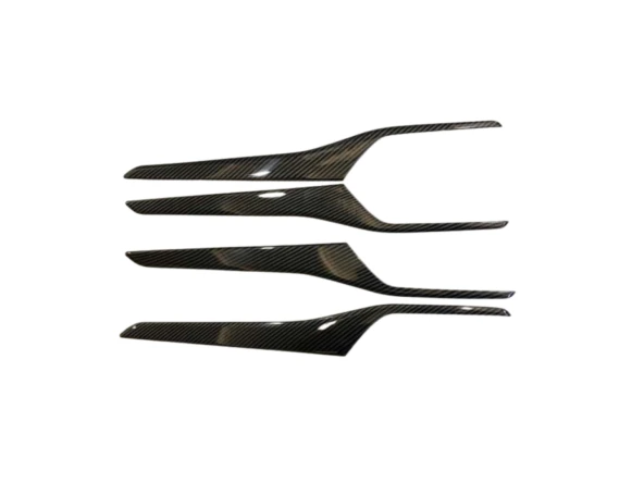 Ford Focus Uyumlu 2019+ Panel Kaplama Kalın Model - Karbon (ABS) - Resim 3