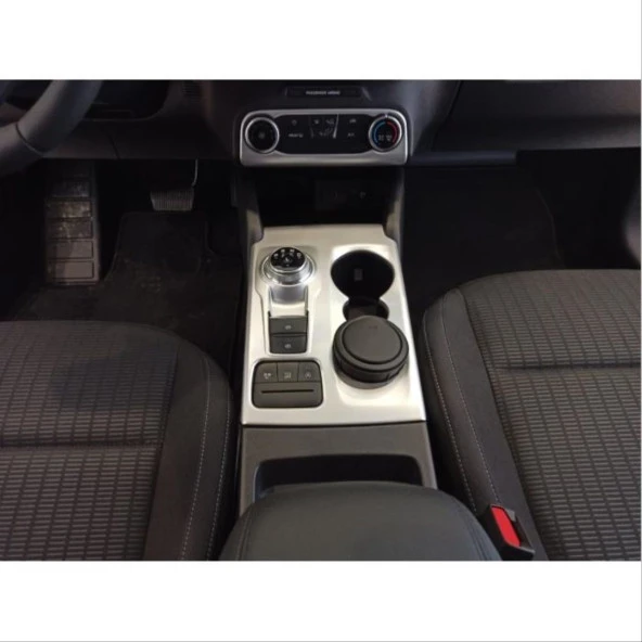 Ford Focus Uyumlu 2019+ Vites Konsol Kaplama Silver(ABS) - Resim 3