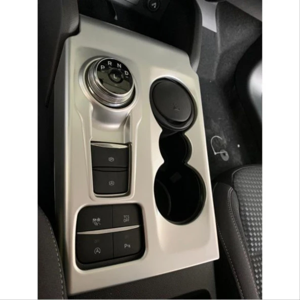Ford Focus Uyumlu 2019+ Vites Konsol Kaplama Silver(ABS) - Resim 4
