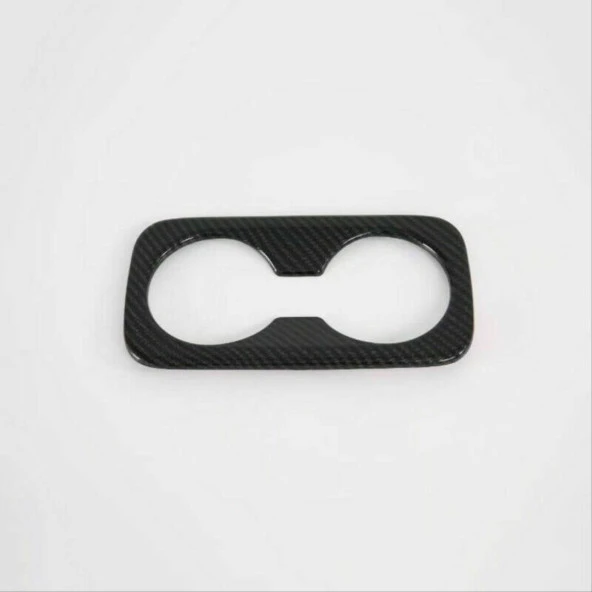 Hyundai Tucson Uyumlu 2015-2018 Bardaklık Kaplama - Karbon - Resim 2