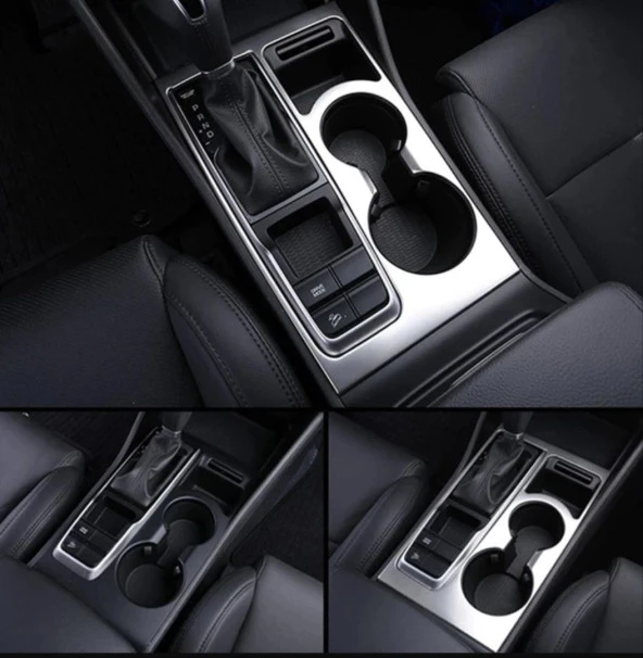 Hyundai Tucson Uyumlu 2015-2018 Vites Çerçevesi - Silver - Resim 3