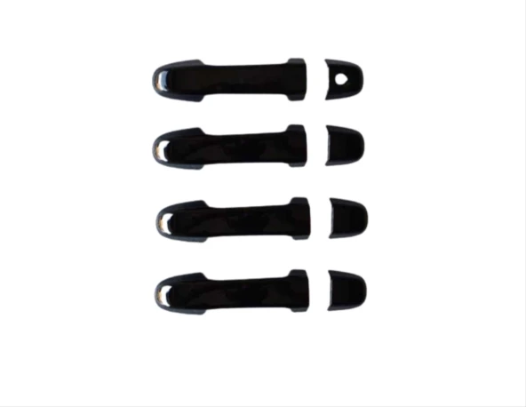 Toyota C-Hr Uyumlu 2016-2019 Kapı Kolu Kaplama Piano Black (Smart Key) - Resim 2