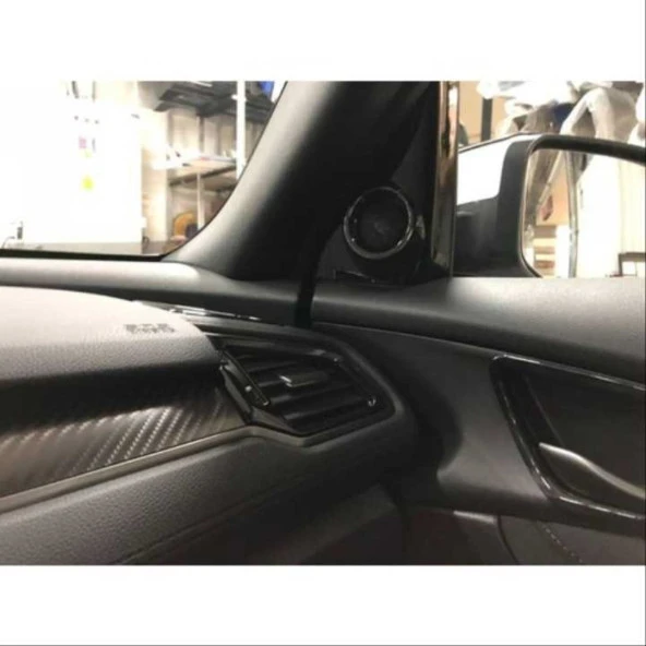 Honda Civic Uyumlu Fc5-Fk7 2016-2020 Tweeter Kaplama Piano Black - Resim 3
