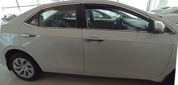 Toyota Corolla Uyumlu 2013-2018 Kapı Kolu Kaplama Nikelaj - 2
