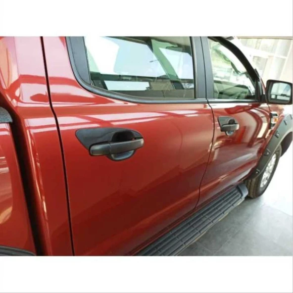Ford Ranger Uyumlu 2015-2021 Dış Kapı Kolu Kaplama Siyah