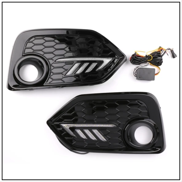 Honda Civic Uyumlu Fc5 2016-2020 Typer Ön Sis Ledi - Resim 2