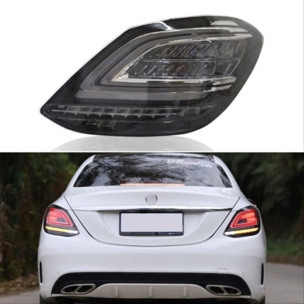 Mercedes W205 Uyumlu 2015-2018 LED Stop Smoke - 2