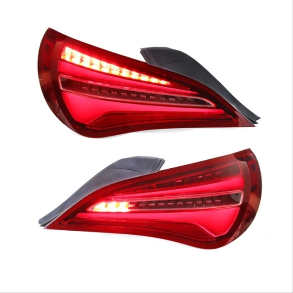 Mercedes W117 Uyumlu 2013-2016 LED Stop Kırmızı (Halojen Stoplu Araçlar İçin Soket Sokete)