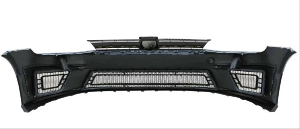 Volkswagen Golf Uyumlu 7 Mk7 2012-2018 Ön Tampon + Panjur R400 - Resim 6