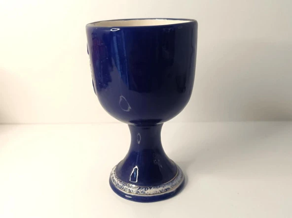 Kadeh Şarap Bira Bardağı 200 ml Su Bardak Kupa Seramik Ev Mutfak Dekor Ürünleri Hediye - 3