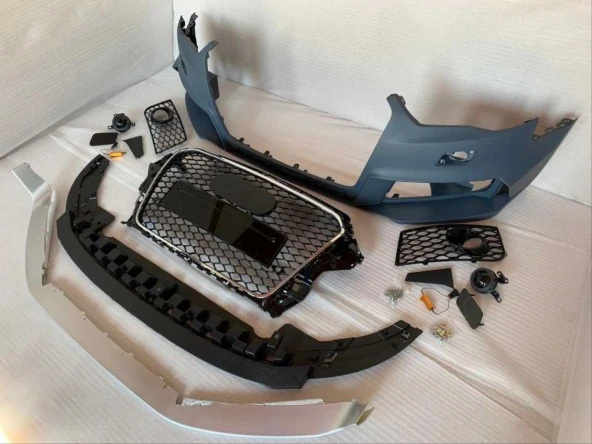 Audi A3 Uyumlu 2013-2016 Rs3 Full Ön Tampon & Panjur Set (Sedan) - 3