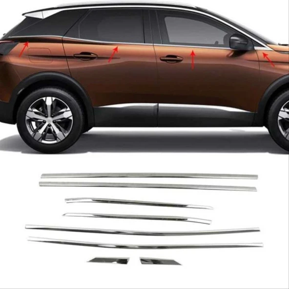 Peugeot 3008 Uyumlu 2016-2019 Cam Nikelajı - Resim 2