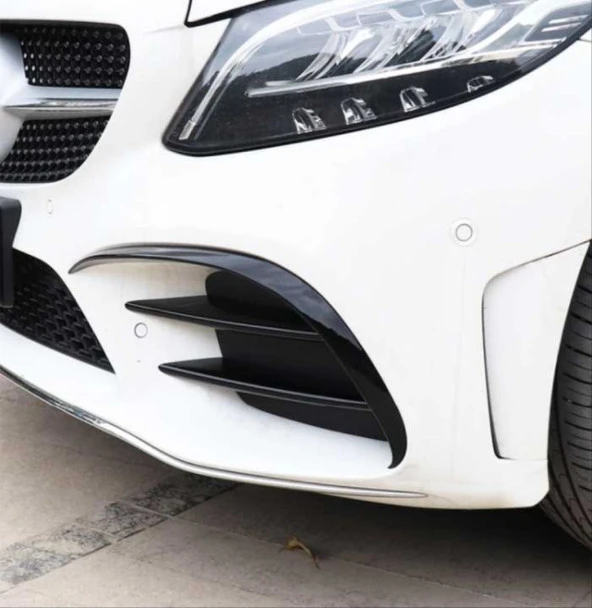 Mercedes W213 Uyumlu 2016-2019 E & C238 Coupe E63 Ön Tampon Bıçakları - 3