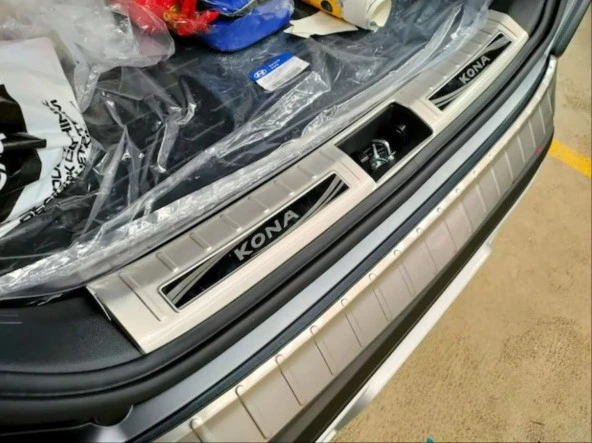 Hyundai Kona Uyumlu Bagaj Eşik Koruma - 2