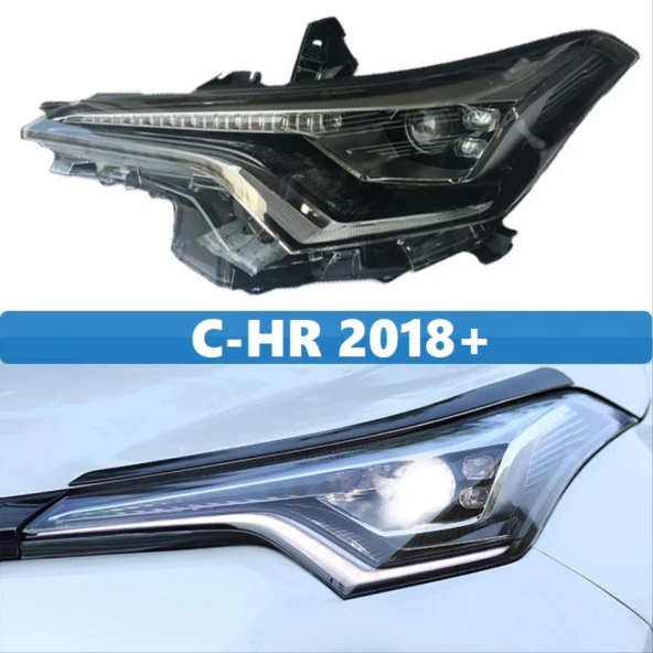 Toyota C-Hr Uyumlu 2018+ Animasyonlu LED Far