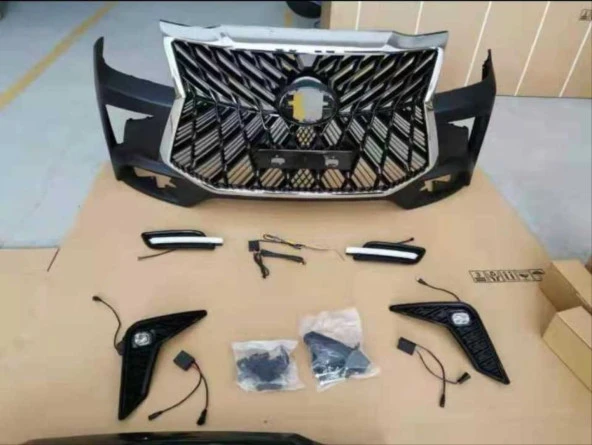 Toyota Hilux Uyumlu Vigo (2012-2015) Lexus Ön Tampon Panjur - 2