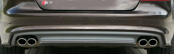 Audi A7 Uyumlu 2012-2015 S7 Difüzör - (Normal Tampon İçin) - 3