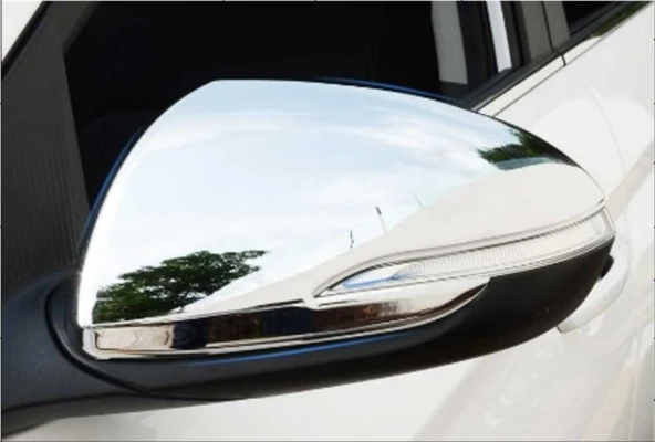 Hyundai Kona Uyumlu Ayna Kapağı - Krom - 3