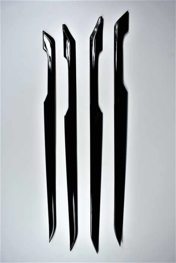 Volkswagen Golf Uyumlu 8 İç Kapı Çıtası Piano Black - Resim 2