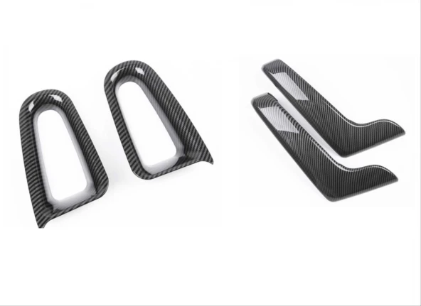 Mercedes W177 Uyumlu A Serisi 2019+ Kapı Kolçak Kaplama - Karbon ürün görseli