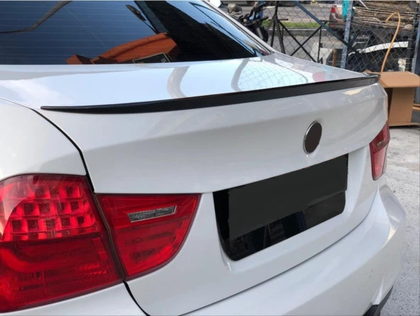 Bmw 3 Uyumlu Serisi E90 2005-2012 Mp Spoiler - Piano Black (Parlak Siyah)