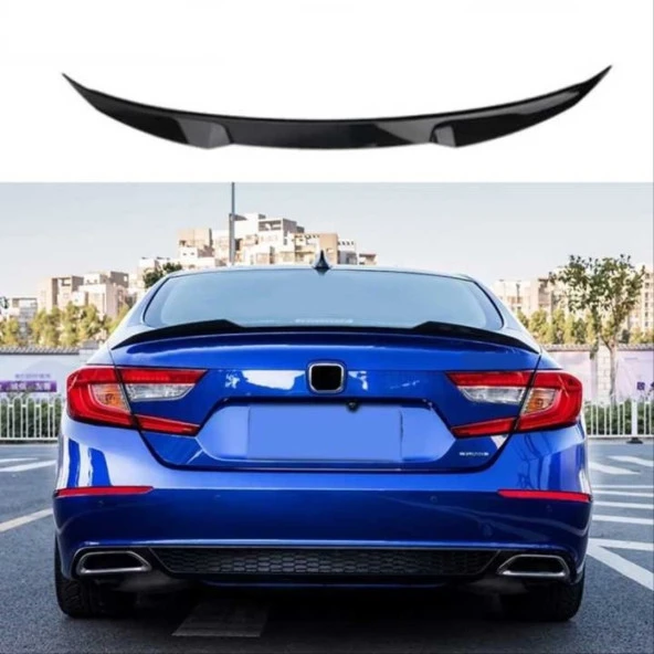 Honda Accord Uyumlu 2020+ M Spoiler - - Piano Black (Parlak Siyah) - 1