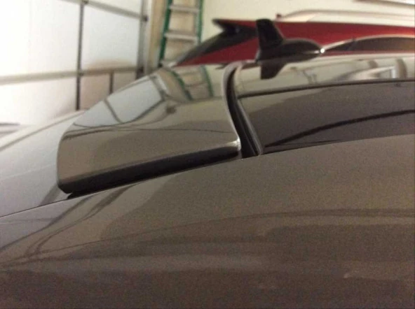 Mercedes W212(2009-2015) Uyumlu E Serisi Cam Üstü Spoiler - Piano Black (Parlak Siyah) - 4