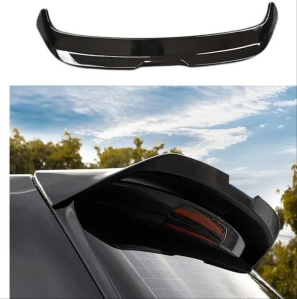 Volkswagen Golf Uyumlu 38540 R-Line Spoiler - Piano Black (Parlak Siyah) - 2