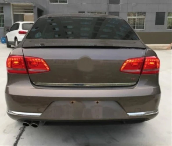 Volkswagen Passat Uyumlu B7 Spoiler - Piano Black (Parlak Siyah) - 1