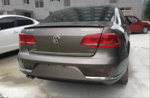 Volkswagen Passat Uyumlu B7 Spoiler - Piano Black (Parlak Siyah) - 2
