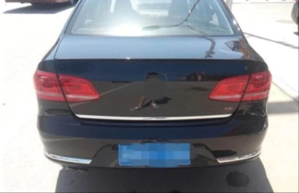 Volkswagen Passat Uyumlu B7 Spoiler - Piano Black (Parlak Siyah) - 4