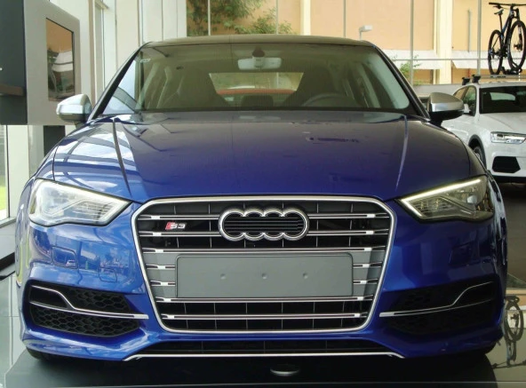 Audi A3 Uyumlu 2013-2016 S3 Ön Tampon Panjur Seti (Sedan)