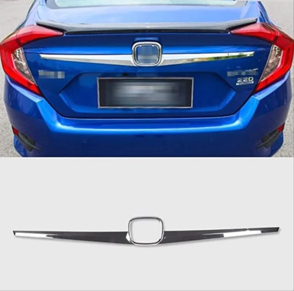 Honda Civic Uyumlu Fc5 Orjinal Tip Bagaj Arma Nikelajı - 3