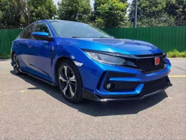 Honda Civic Uyumlu 2016-2021 Wild Ön Tampon Panjur Seti