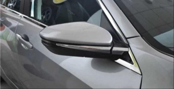 Honda Civic Uyumlu Fc5 2016-2020 Ayna Çıtası Nikelaj - 2