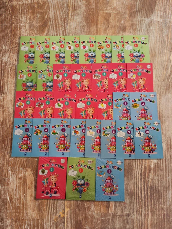 Eğitici Etkinlikli Boyama Seti 30 Kitap - 5