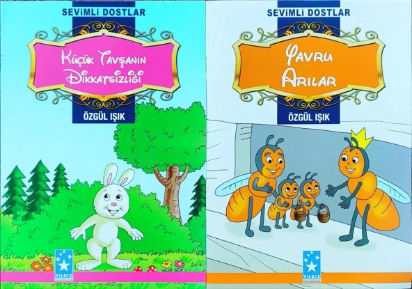 SEVİMLİ HAYVANLAR MASAL SETİ 1. SINIFLAR İÇİN BÜYÜK BOY RESİMLİ 10 KİTAP - 4