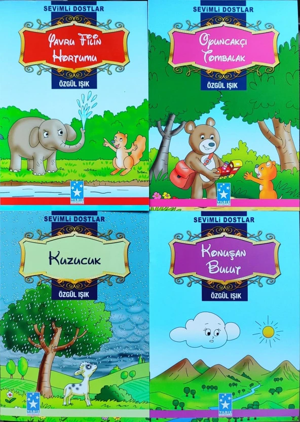 RENGARENK DOĞA MASALLARI SETİ 1. SINIFLAR İÇİN BÜYÜK BOY RESİMLİ 10 KİTAP - 4
