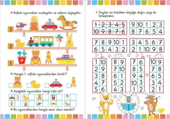 4 - 6 Yaş Matematik Kodlama ve Çizgi Çalışmaları Seti 15 Kitap - 2