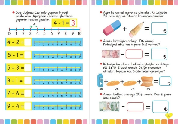4 - 6 Yaş Matematik Kodlama ve Çizgi Çalışmaları Seti 15 Kitap - 4