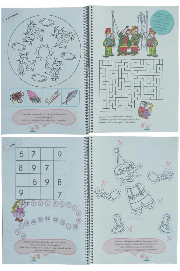 4-6 Yaş Okul Yolunda Eğitici Kitap 5. Sayı - 4