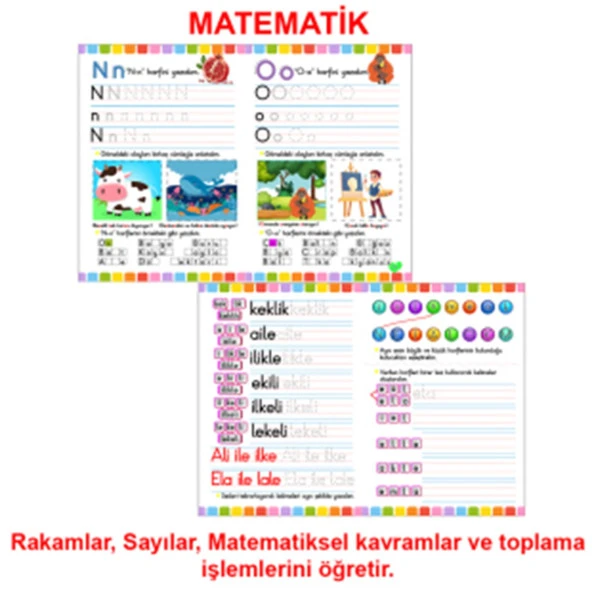 5-6 Yaş İlkokula Hazırlık Çizgi Çalışmaları Seti 5 Kitap 160 Sayfa - 9