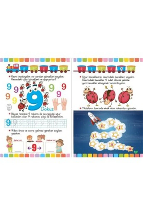 4 - 6 Yaş Okul Öncesi Çizgi Çalışmaları Seti 5 Kitap - 6