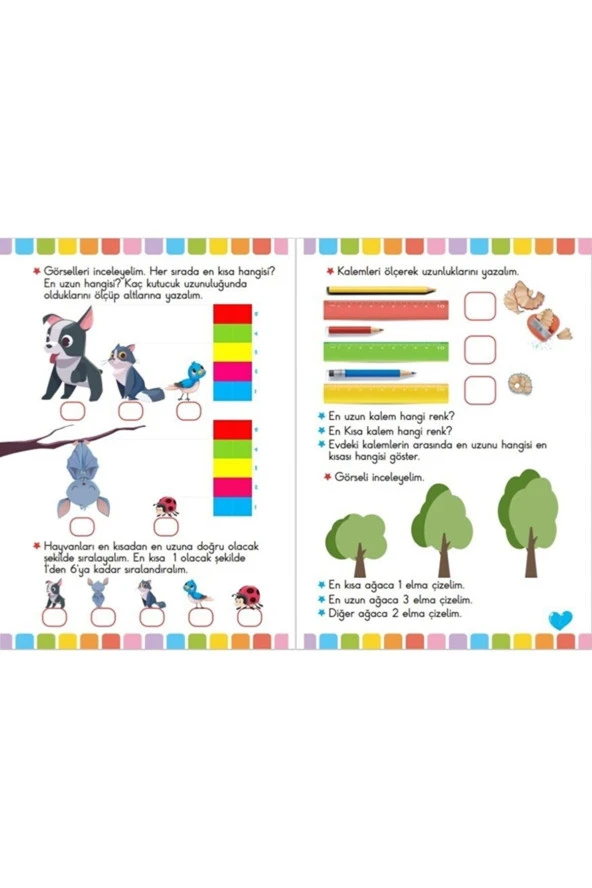 4 - 5 - 6 Yaş Okul Öncesi Matematik Çalışmaları Seti 5 Kitap - 4